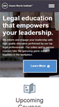 Mobile Screenshot of duanemorrisinstitute.com